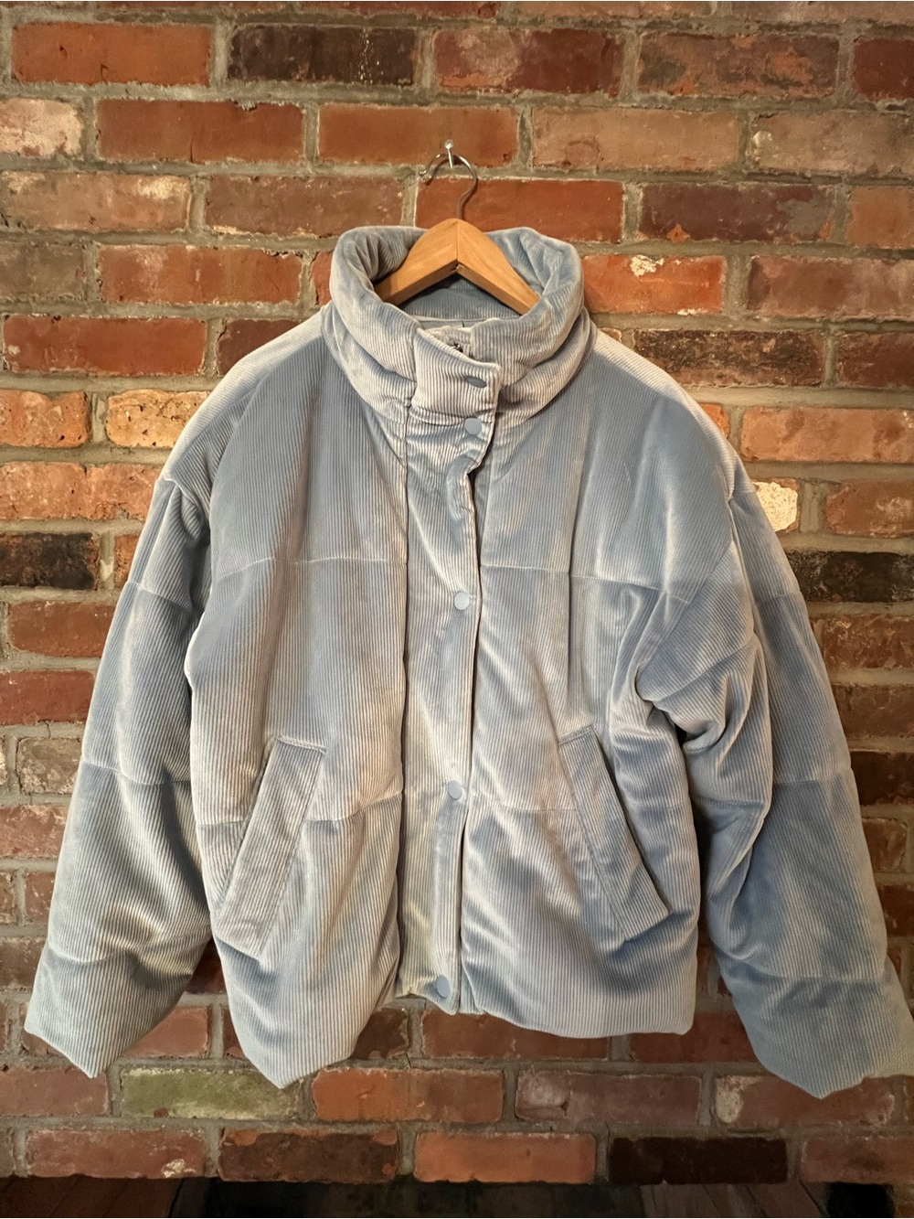 Lou & Grey Ribbed Velour Puffer Jacket - Picture 5 of 12